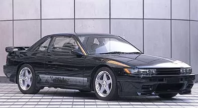 VeilSide 1989-1994 Nissan S13 JDM Silvia SIL80 Coupe Convertible E-I Model Side Skirts (FRP) - AE027-02
