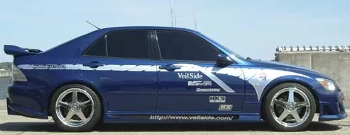 VeilSide 2000-2005 Lexus IS300/ Toyota Altezza SXE10 Racing Edition Model Side Skirts (FRP) - AE073-02