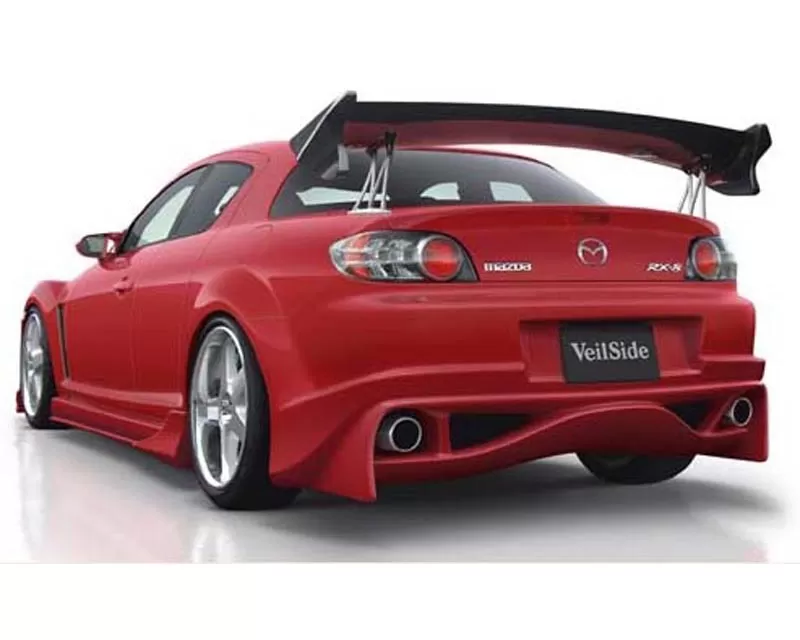 VeilSide 2003-2008 Mazda RX8 SE3P VS D1-GT Model Rear Bumper Spoiler (FRP) - AE080-03