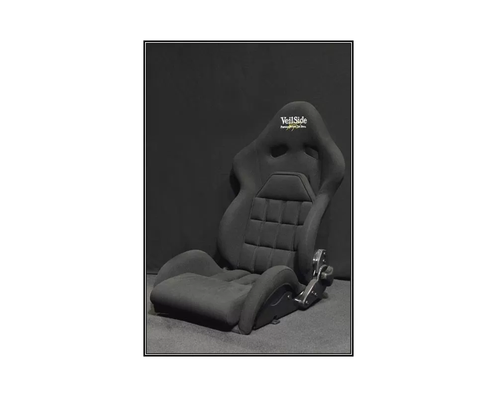 VeilSide D-1R FRP Reclining Seat Black/Black - FA010-04BKF