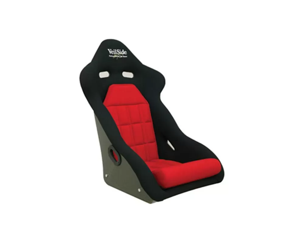 VeilSide D-1R FRP Racing Seat Black/Red - FA010-01REDF