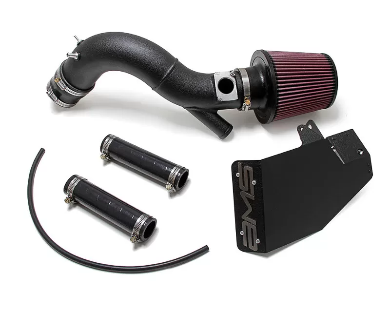 AMS Performance Black Short Ram Intake with MAF housing and Breather Bungs Mitsubishi Evolution X 08-14 - AMS.04.08.0002-2