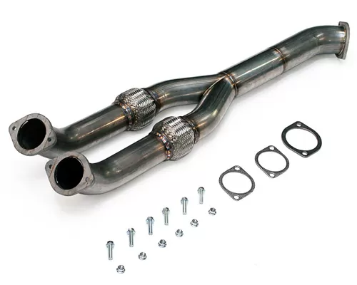 AMS Performance 90mm Race Midpipe | Y-Pipe without Resonator Nissan GT-R R35 2009-2021 - ALP.07.05.0003-1