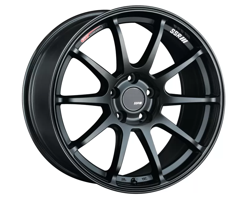 SSR GTV02 Wheel Matte Black 18x8.0 5x114.3 35mm - T518800+3505GMB
