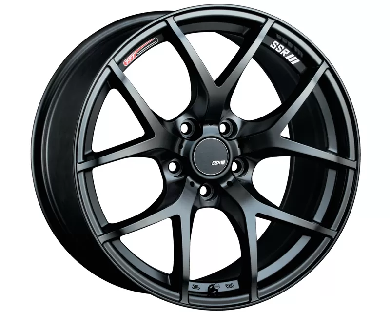 SSR GTV03 Wheel Matte Black 17x7.0 5x114.3 50mm - T617700+5005GMB