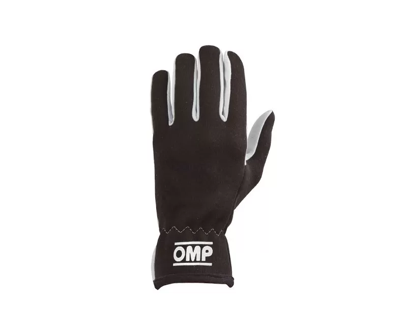 OMP Racing Black Rally Racing Gloves | M - IB0-0702-A01-071-M