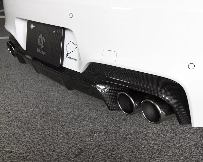3D Design Carbon Fiber Rear Diffuser BMW 6 Series F06 | F12 | F13 M Sport 12-15 - 3108-20621