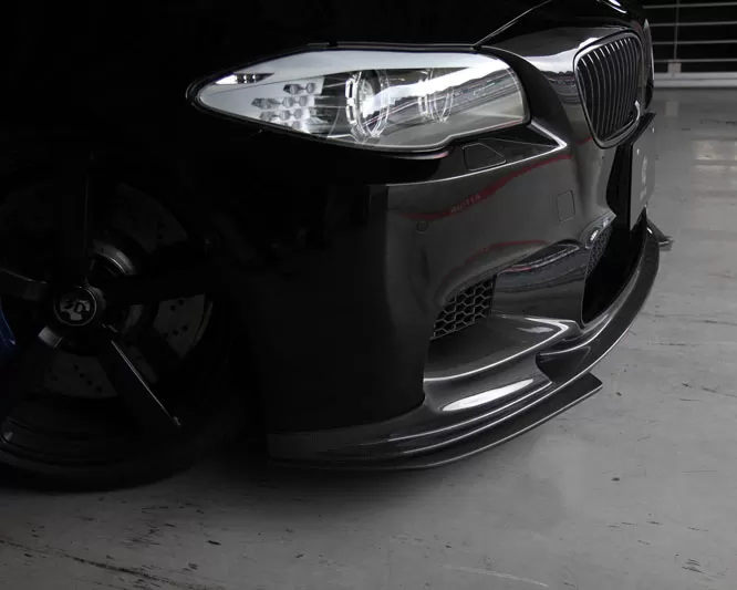 3D Design Carbon Fiber Front Lip Spoiler BMW M5 F10 12-16 - 3101-21031