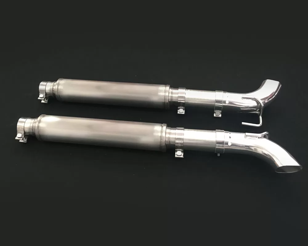 Belanger 2 1/2 inch Catback w/ Silver Tailpipes  Dodge Viper SRT Coupe/GTS 13-17 - 5577GTSS-stock