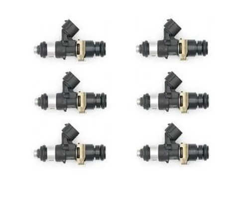Deatschwerks Set of 6 High Impedance 2200cc Fuel Injectors Top Feed Conversion 11mm O Ring Toyota Supra TT 1993-1998 - 16S-07-2200-6