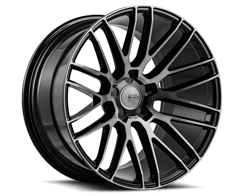 Savini di Forza Gloss Black with Double Dark Tint BM13 Wheel 22x10.5 5x120.65 53mm - BM13-22105547D5370