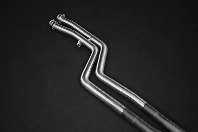 Capristo Exhaust Post Cat Spare Pipes and Middle Silencer Spare (No Muffler) F80 F82 F83 BMW M3 M4 2015-2020 - 02BM07403009
