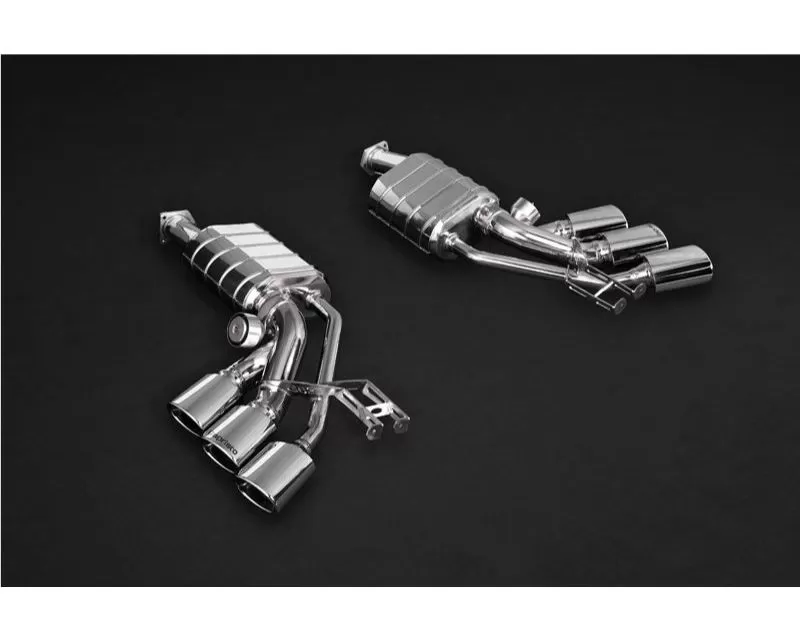Capristo Exhaust ECE Valved Triple Mufflers CES3 Mercedes-Benz AMG G550 | G500 W463A 2009-2021 - 02MB08503035
