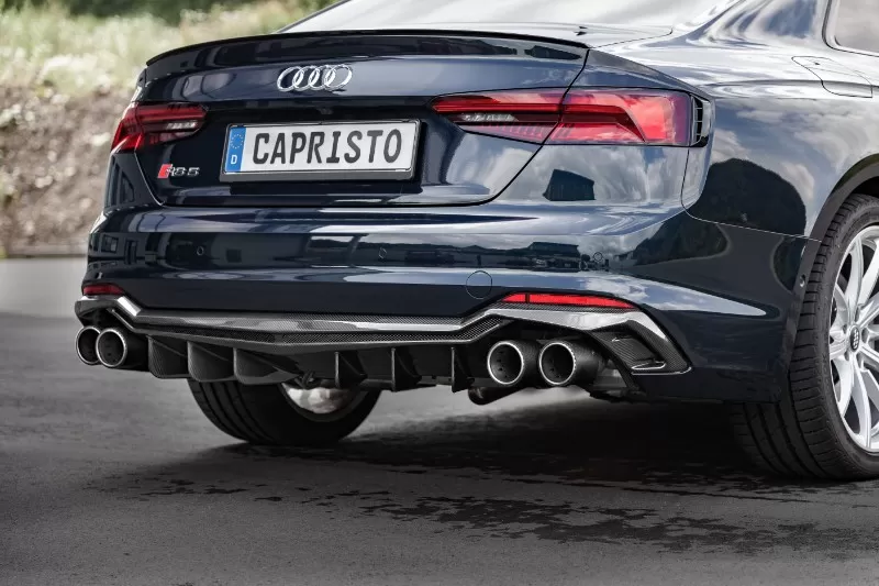 Capristo Exhaust Carbon Fiber Rear Diffusor Audi RS5 (F5) 2016-2023 - 03AU00510002KG
