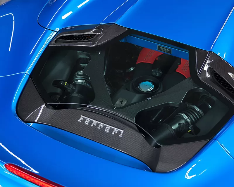 Capristo Glossy Carbon Engine Bonnet Ferrari 488 GTS Spider 2016-2020 - 03FE08710013LG