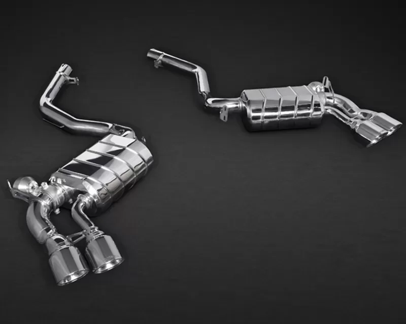 Capristo Valved Exhaust System with Middle Silencer Replacement Pipes BMW X5M | X6M 2015-2018 - 02BM10203001