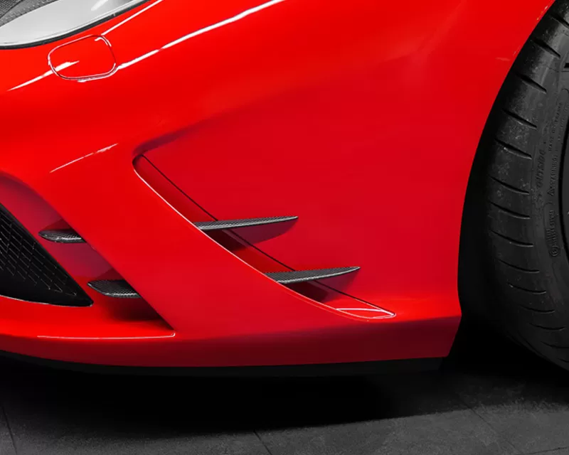Capristo Exhaust Carbon Fiber Front Fins Ferrari 458 Speciale 2013-2015 - 03FE00410019LG
