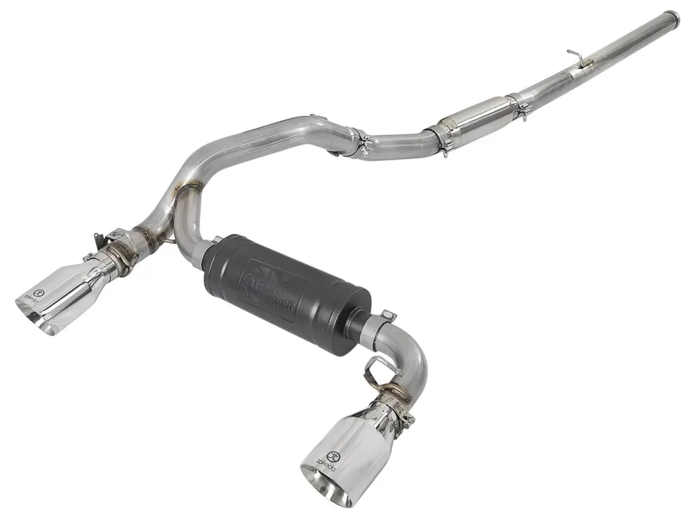 Takeda 3" Stainless Catback Exhaust System w/ Polished Tip Ford Focus RS 16-18 I4-2.3L (t) - 49-33103-P