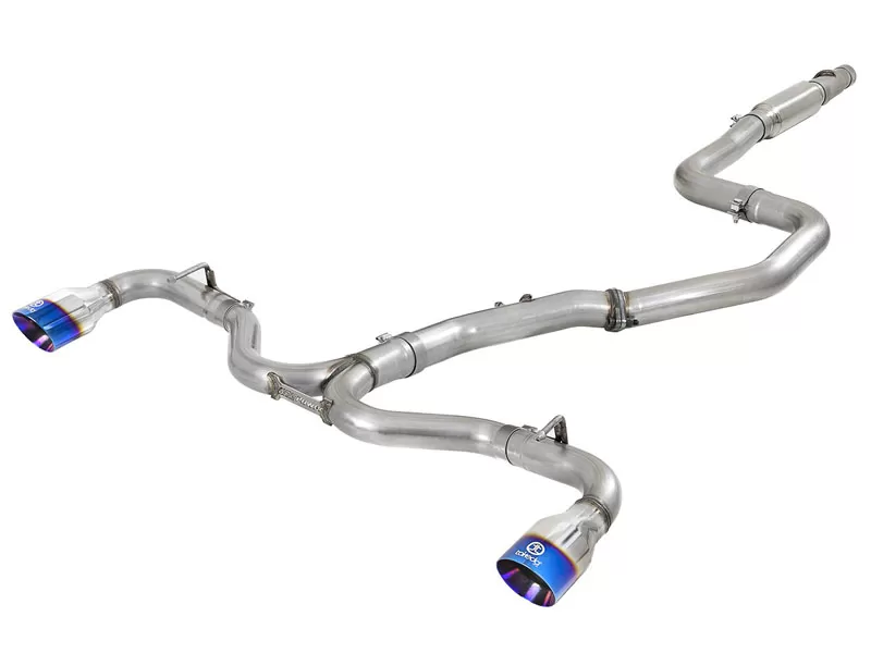 Takeda 3" to 2-1/2" 304 Stainless Steel Cat-Back Exhaust - 49-37003-1L