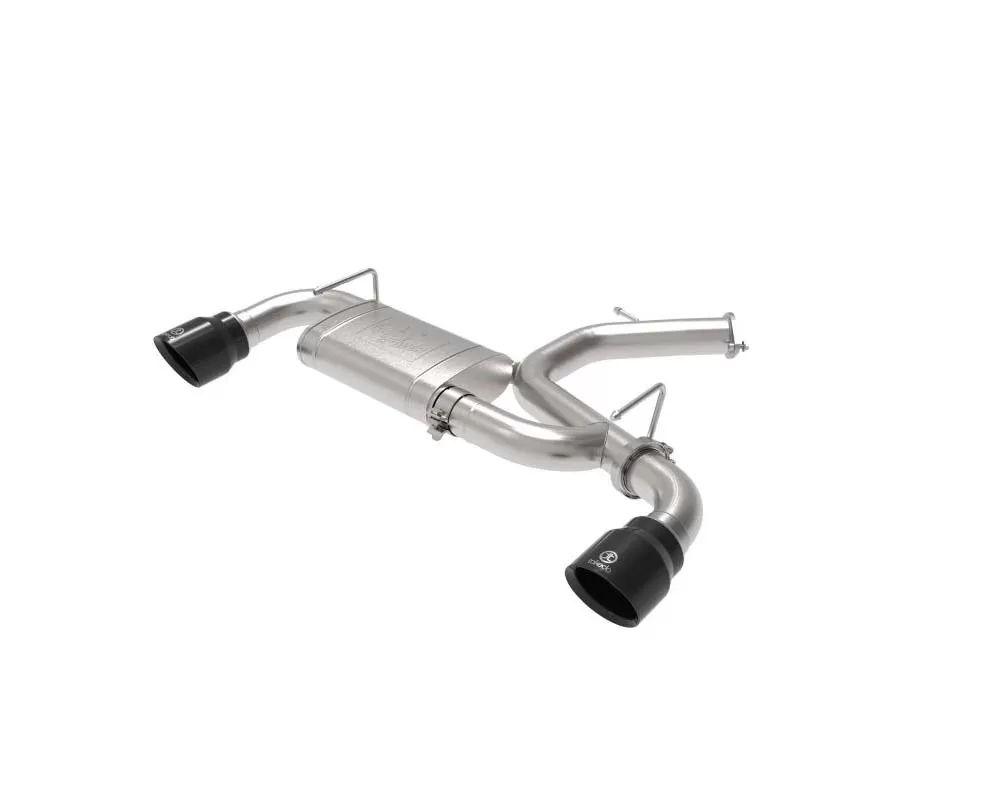 Takeda-ST 3 IN 304 Stainless Steel Axle-Back Exhaust System w/Black Tips - 49-37009-B