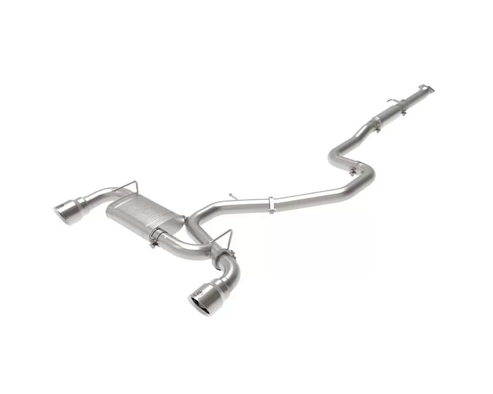 Takeda-ST 3 IN 304 Stainless Steel Catback Exhaust System w/Polished Tips - 49-37010-P