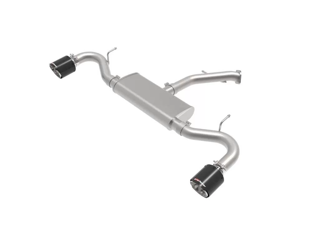 Takeda 2-1/2 IN 409 Stainless Steel Axle-Back Exhaust w/Carbon Fiber Tips - 49-47016-C