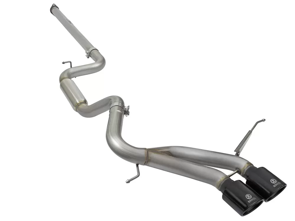 Takeda 3" 304 Stainless Catback Exhaust System Ford Focus ST EcoBoost L4 2.0L 2013-2018 - 49-33083-B