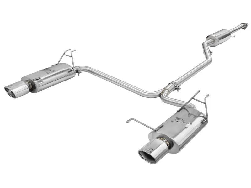 49-36612 Takeda 2-1/4" to 2" 304 Stainless Steel Catback Exhaust System Honda Accord (Coupe) 08-12 V6-3.5L - 49-36612