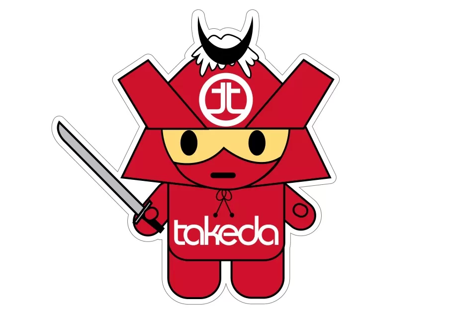 Takeda Mascot Decal 4-1/2in x 4-1/2in - TP-7003D