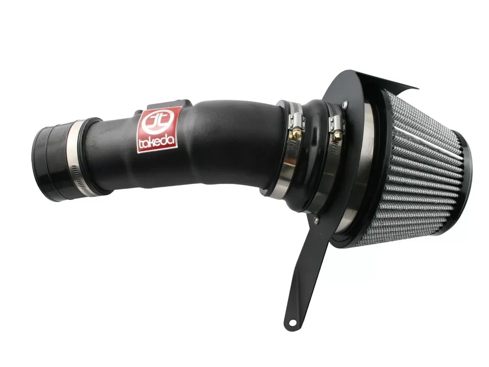 Takeda Stage-2 Wrinkle Black Cold Air Intake System w/ Pro DRY S Filter Acura TL | Honda Accord 2008-2014 - TR-1007B