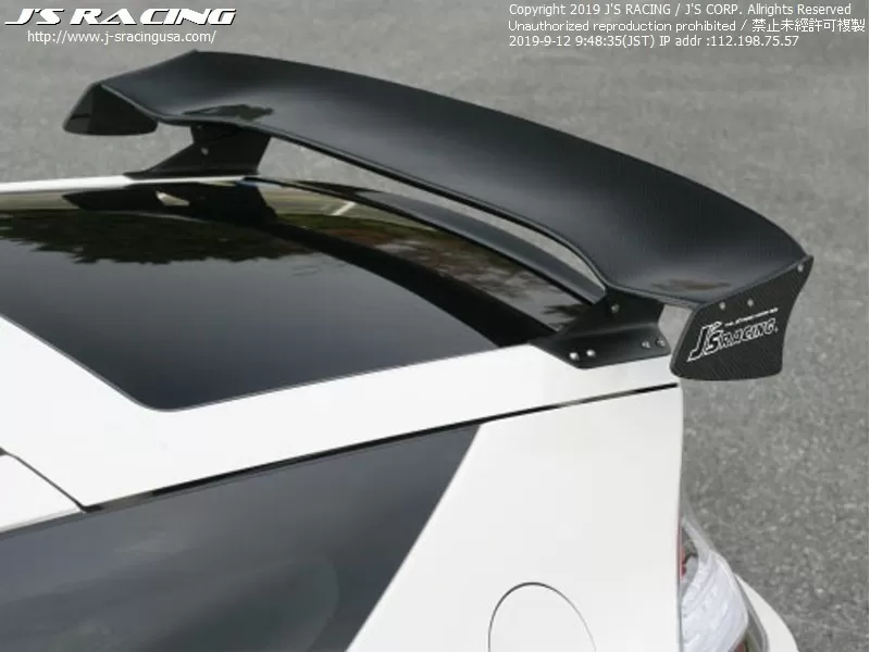 Js Racing Wet Carbon 3D GT Wing Honda CR-Z 2011-2019 - DGW1-Z1-C
