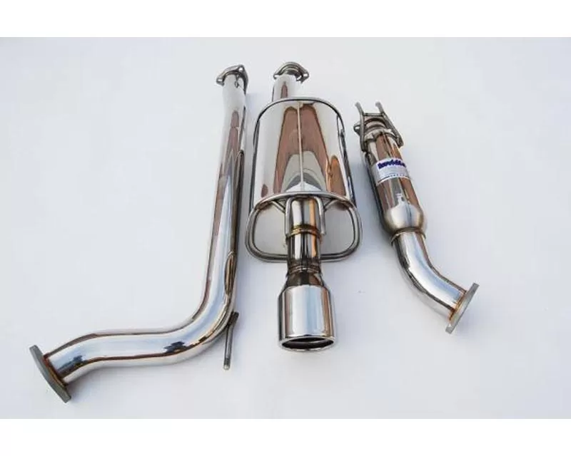 Invidia Q300 Catback Exhaust Stainless Steel Rolled Tips Honda Civic SI Coupe 2006-2011 - HS06HC2G3S