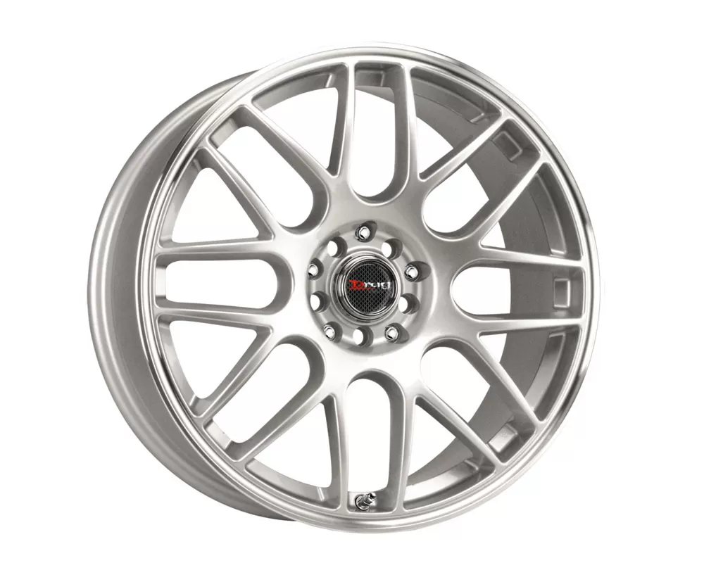 Drag DR-34 Silver Machined Lip 17x7.5 5x105/110 42mm - DR341775114273S