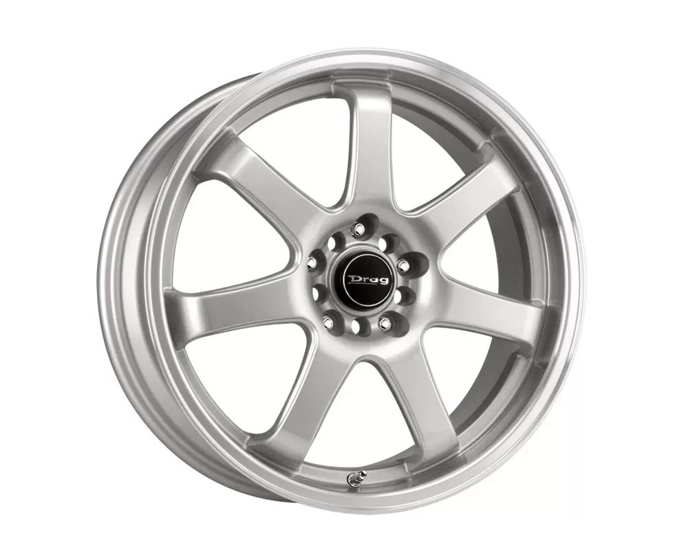 Drag DR-35 Silver Machined Lip 17x7.5 5x100/114.3 45 - DR351775054573S