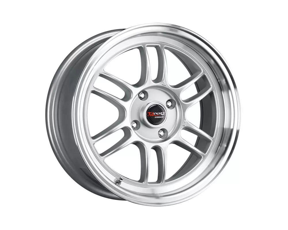 Drag DR-21 Silver Machined Lip 15x7 4x100 40mm - DR21157044073S