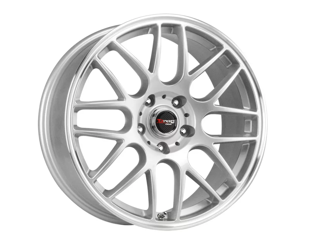 Drag DR-37 Silver Machined Lip 17x7.5 5x120 42mm - DR371775234272S