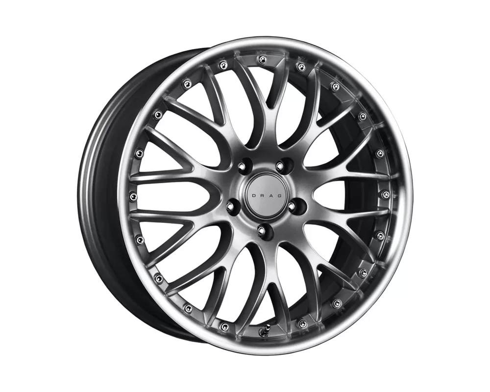 Drag DR-75 Silver Machined Lip 19x8.5 5x114.3 38mm - DR751985063873S
