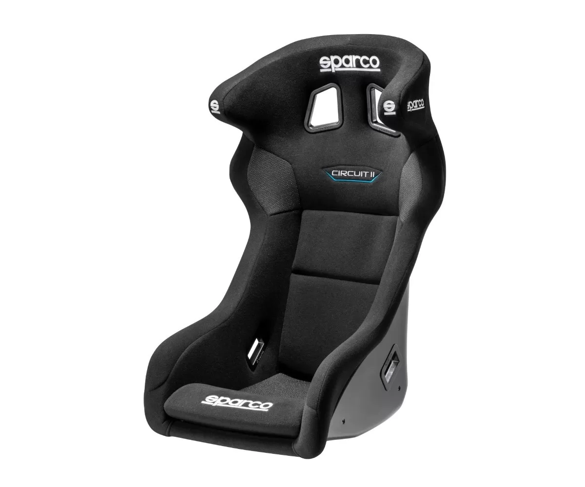 Sparco Circuit II QRT Black Seat - 008011RNR
