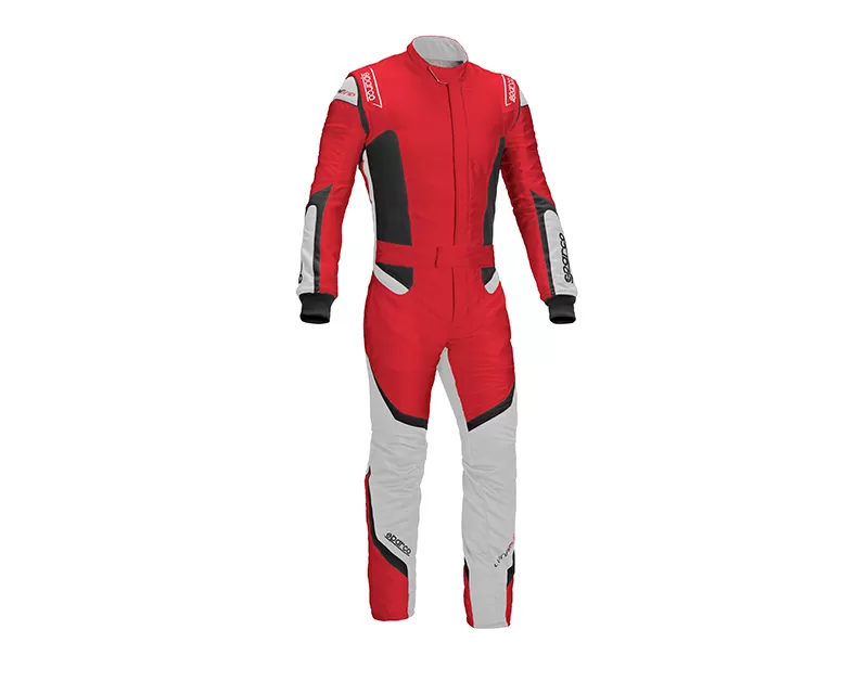 Sparco Lunargrid RS-6 Red and White Racing Suit 54 | M - 001126854RSSI