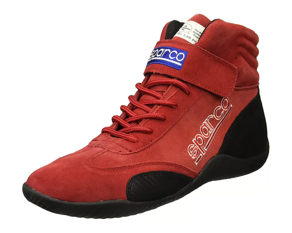 Sparco Red Race Driving Shoes EU 46 | US 12 - 00127012R