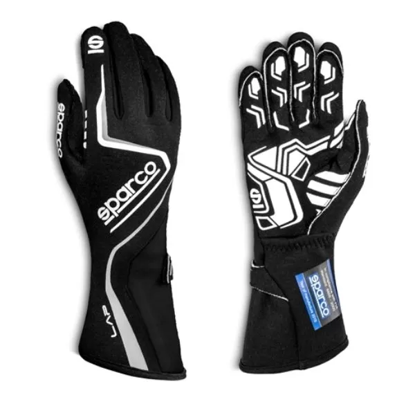 Sparco Lap Racing Gloves Black/Black | 07 - 00131507NRBI