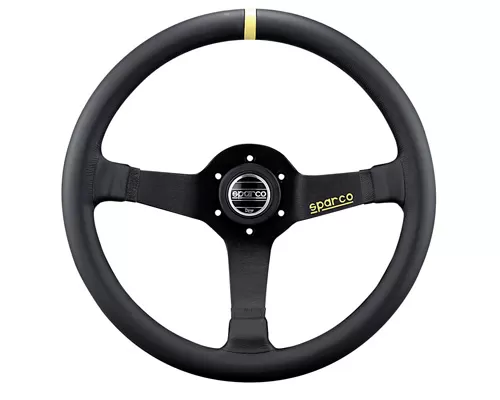Sparco 345 Leather Universal Racing Steering Wheel - 015R345MLN