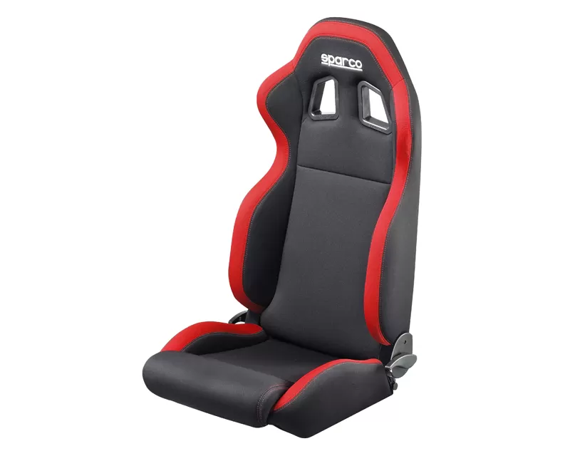 Sparco Black and Red R100 Street Tuner Seat - 009014NRRS