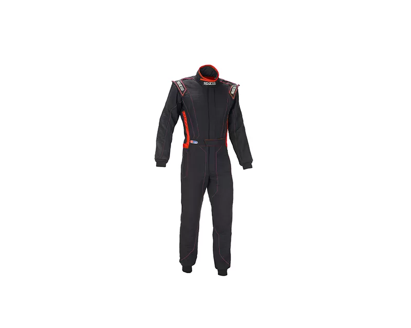 Sparco Victory RS-4 Standard Cuff Black and Red Racing Suit 48 | S - 001129H48NRRS