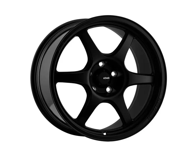 Konig Hexaform Wheel 15x7.5 4x100 35 Matte Black - HF75100355