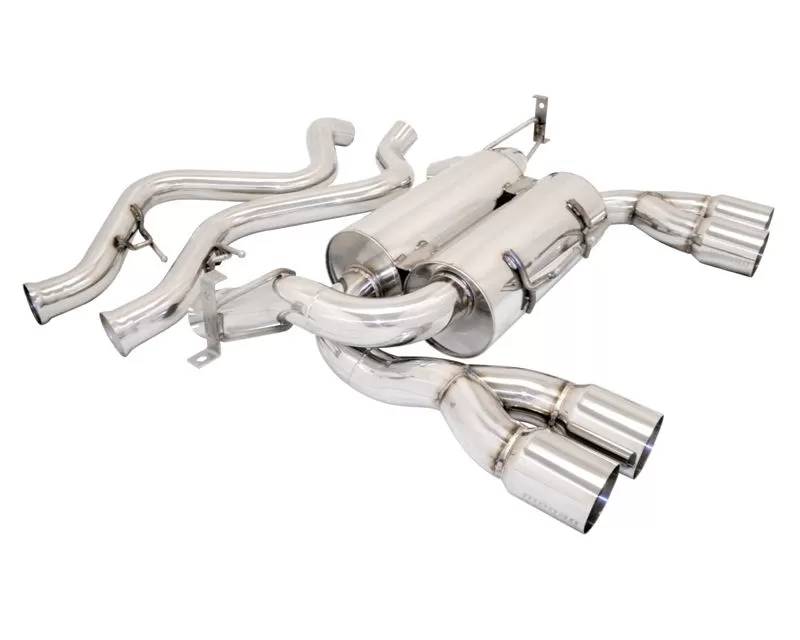 Megan Racing Supremo Exhaust System (Stainless Rolled Tips) BMW E1990 M3 Sedan 2008-2011 - MR-ABE-BE90M34D-SS