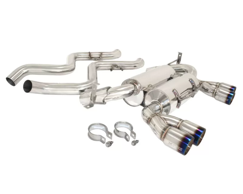 Megan Racing Supremo Exhaust System (Burnt Rolled Tips) BMW E90 M3 2008-2011 - MR-ABE-BE90M34D-VO