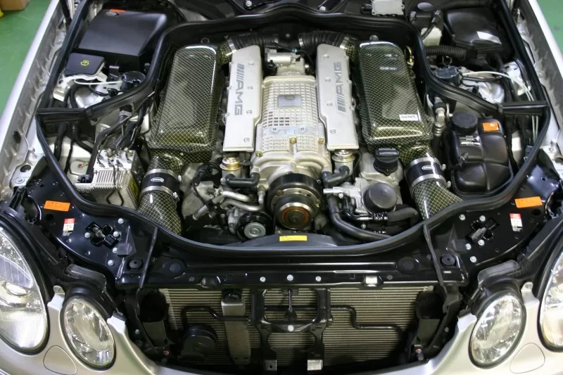 GruppeM Carbon Fiber Ram Air Intake System Mercedes-Benz E55 AMG W211 02-06 - FRI-0129