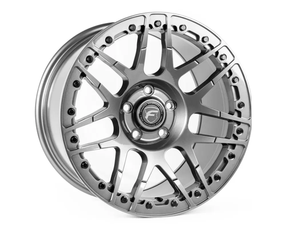 Forgestar F14 Beadlock Wheel 17x10 5x120 45mm Gloss Anthracite - F28370022P45