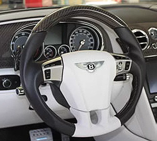 Mansory Sport Steering Wheel Leather | Wood Bentley Continental GT | GTC 2016 - 505 351 445